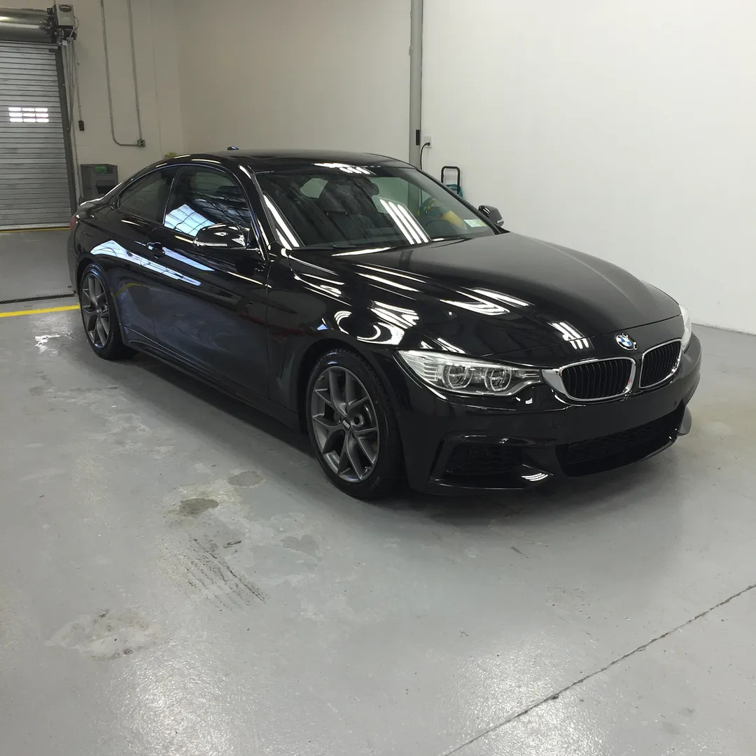 After paint correction — restored BMW